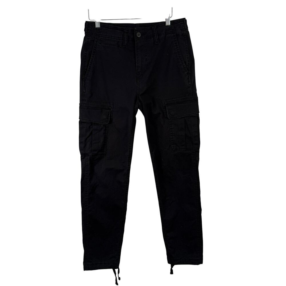 American Eagle Slim Lived‎ In Cargo Pants Black Y2K Mens 28x32 (Fits 30x30)